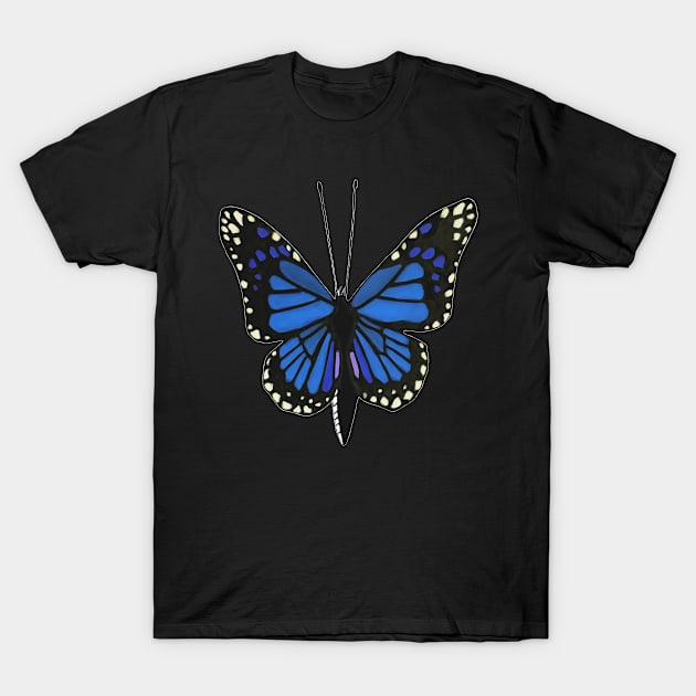 Butterfly 02b, transparent background T-Shirt by kensor